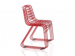 Flux chairs from Magis in Red